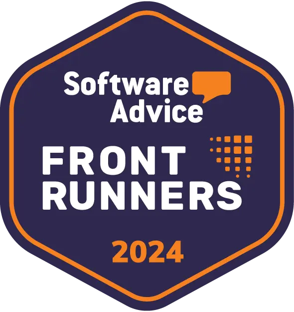 Calibr Software Advice front runner 2024 Badge
